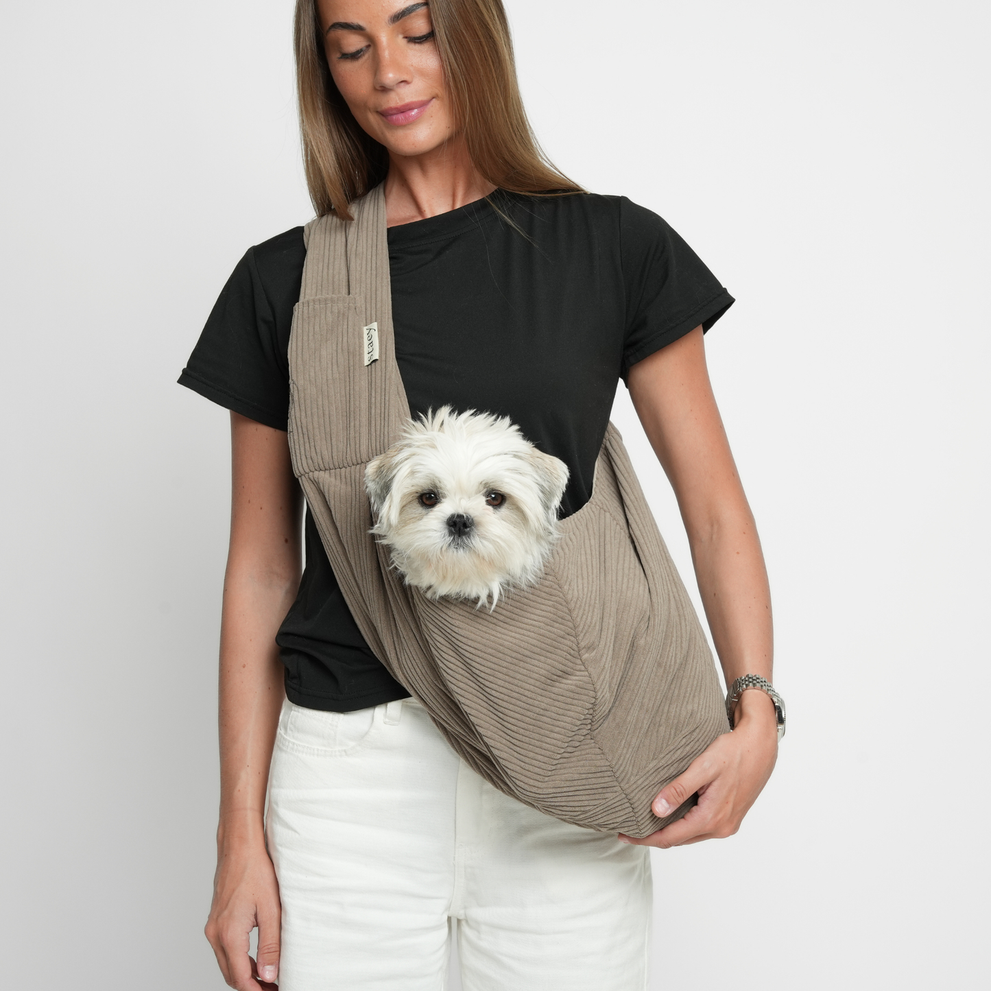 Welpen-Tragetasche Ava | Cord
