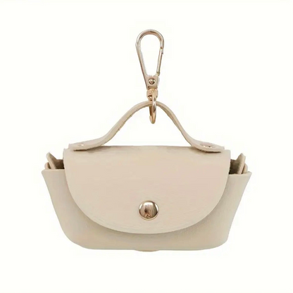 Kotbeutelspender-Tasche aus Leder in 5 Farben