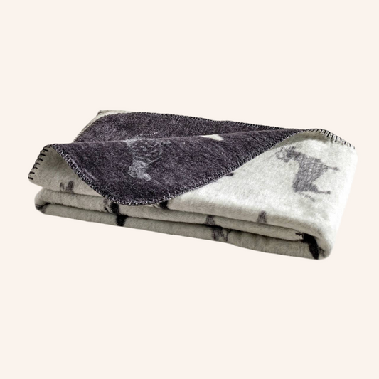 Wende - Decke "Teckel" mit Dackel-Motiv