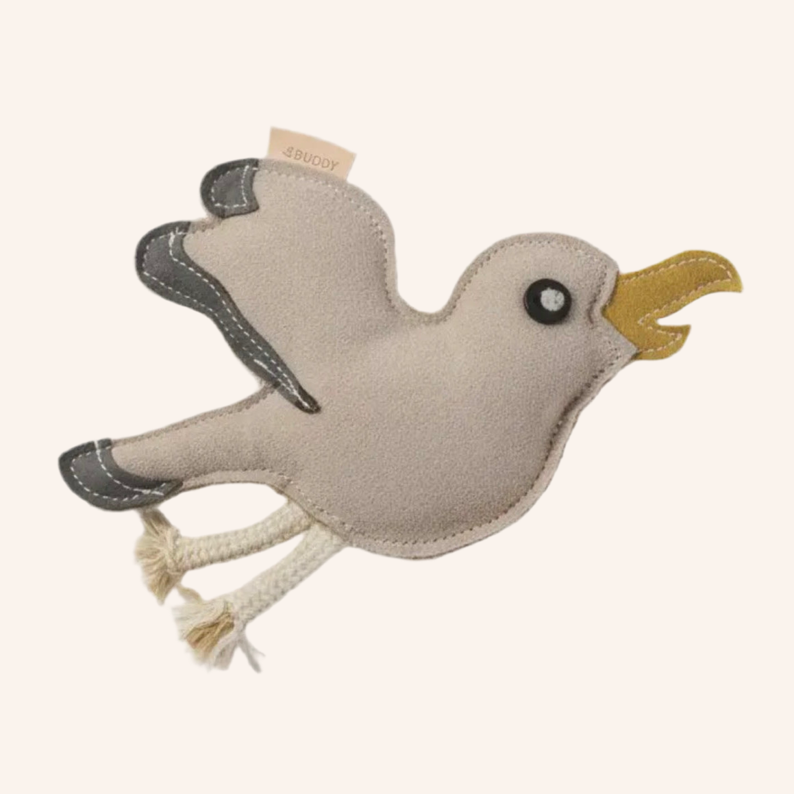 BUDDY. Hundespielzeug aus Leder "Möve"