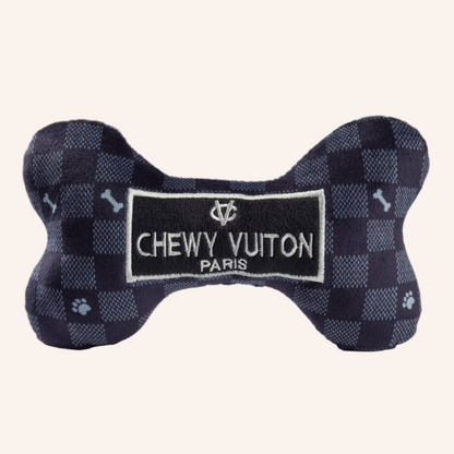 Plüsch-Knochen mit Quietscher - Produktreihe "Chewy Vuiton"