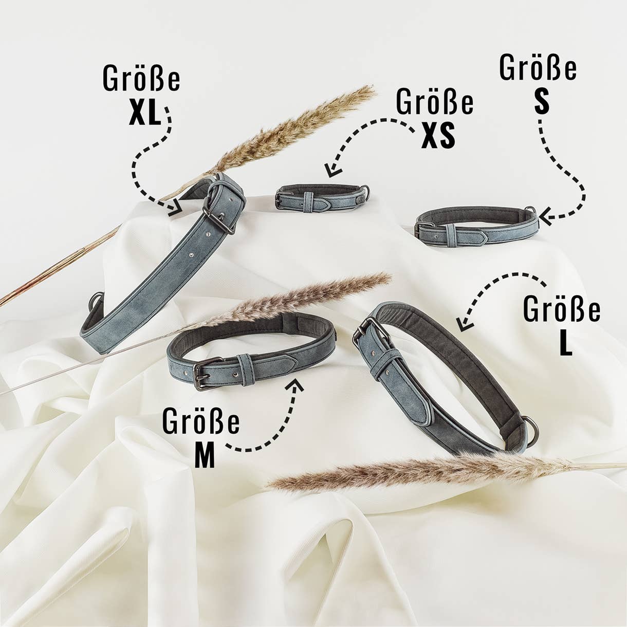 Halsband und Leinen Set – Veganes Leder - Braun