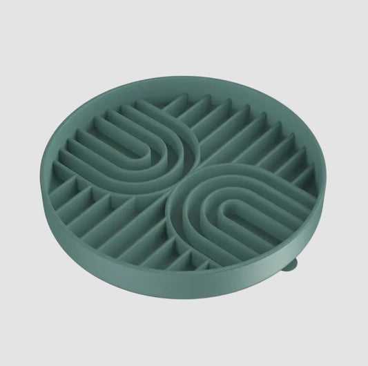 Anti-Schling-Napf aus Silikon in elegantem Desing - rutschfester, BPA-freier Hundenapf zur Förderung gesunden Fressverhaltens und besserer Verdauung.