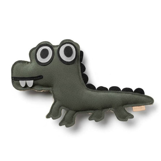 BUDDY. Hundespielzeug aus Leder "Krokodil"