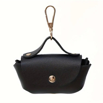 Kotbeutelspender-Tasche aus Leder in 5 Farben