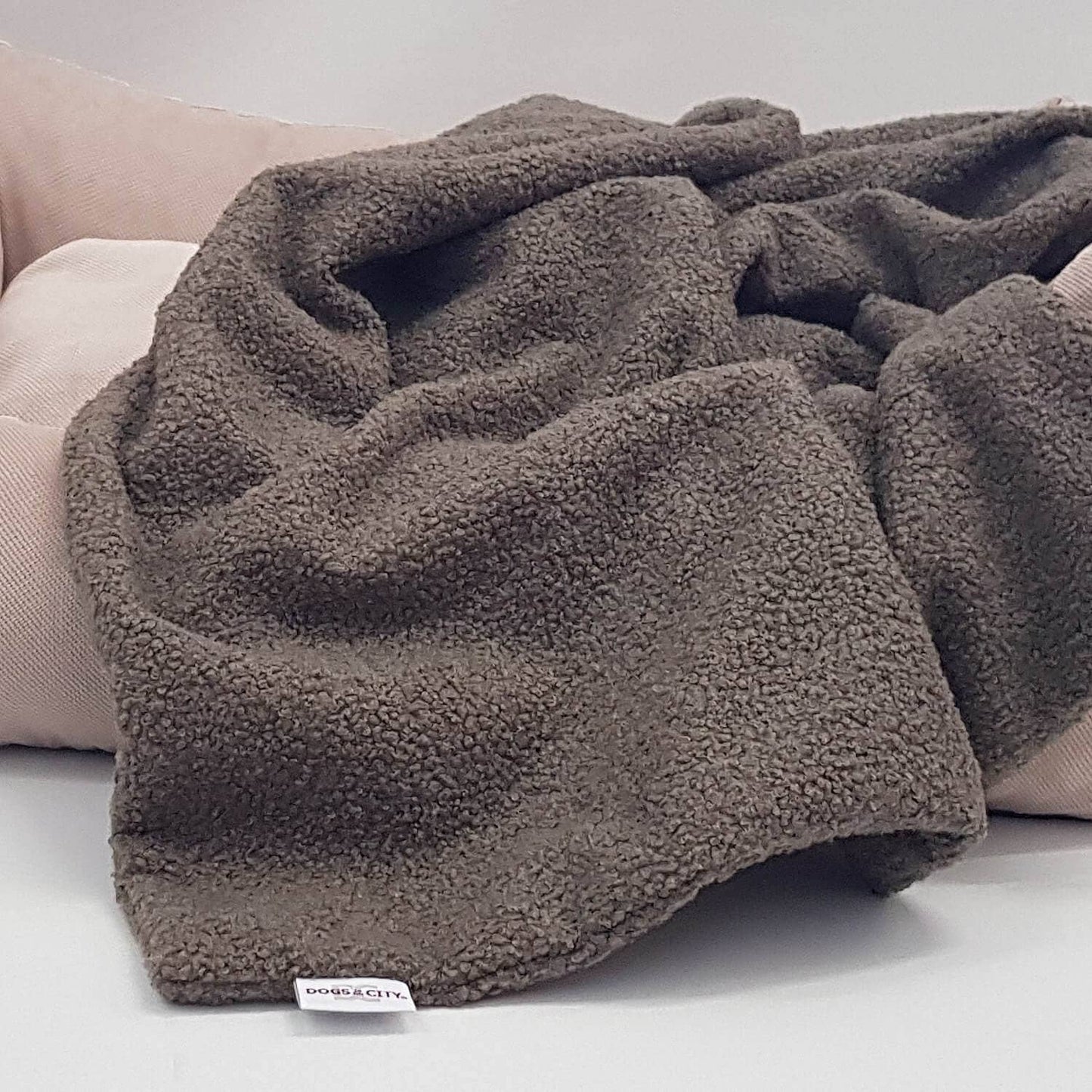 Hundedecke Plaid Curly stone