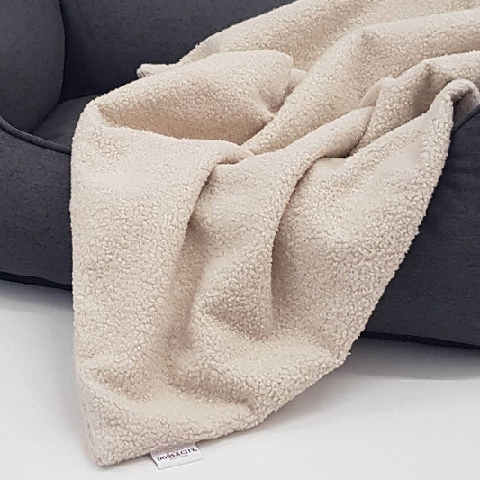 Hundedecke Plaid Curly creme